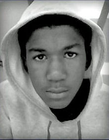 Trayvon Martin in his Hoodie
