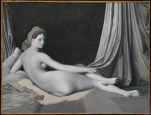 Odalisque in Grisaille Jean Auguste Dominique Ingres  (French, Montauban 1780–1867 Paris) and Workshop