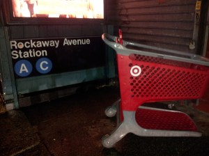 Shopping Cart far from home.