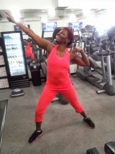 Victory Salute at Seven Bell Fitness Gym